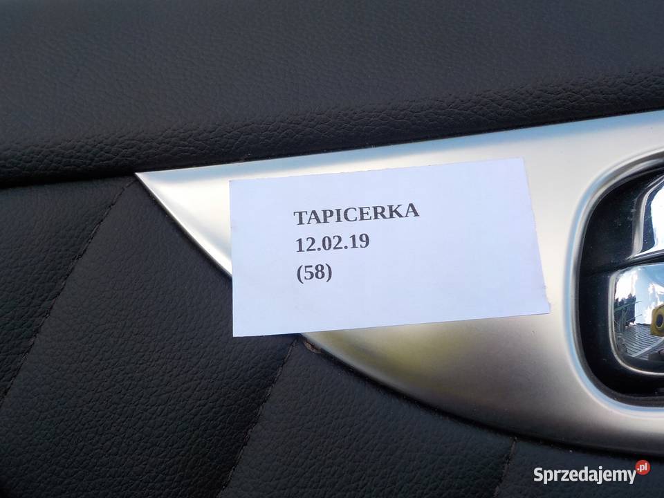 TAPICERKA BOCZEK DRZWI LEWY TYŁ INFINITI FX QX70 Nowy Tomyśl sprzedam