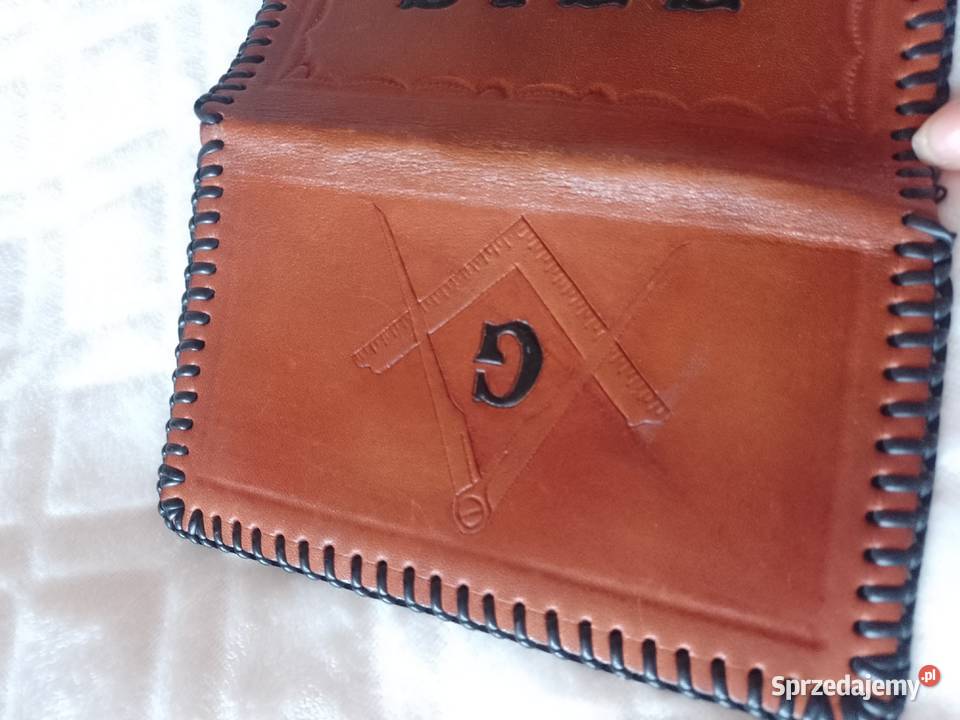 Real LeatherBrązowy Skórzany portfel z Londynu małopolskie Kraków