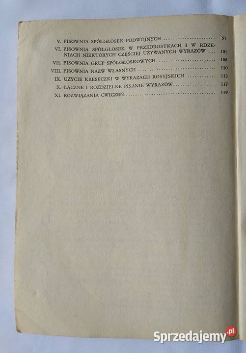Ćwiczenia ortograficzne z języka rosyjskiego tradycyjny podręcznik