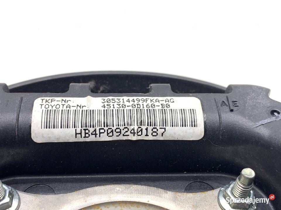 PODUSZKA POWIETRZNA KIEROWCY TOYOTA YARIS II