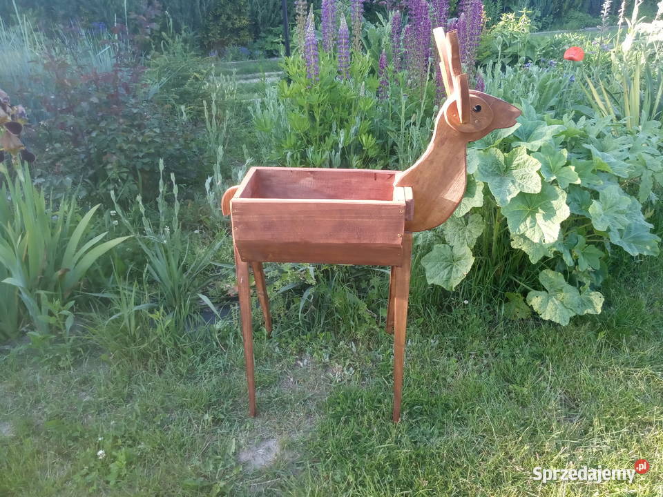 Drewniana donica jelonek Poniatowa