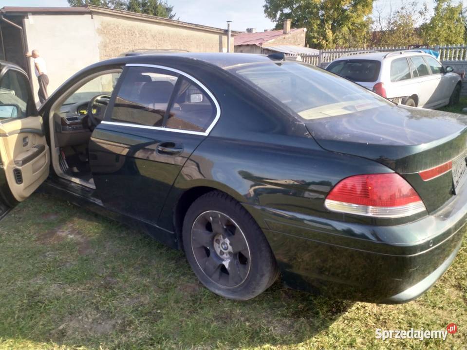 BMW E65 735i n62b36a oxfordgruen 2 metallic lubuskie Drezdenko sprzedam