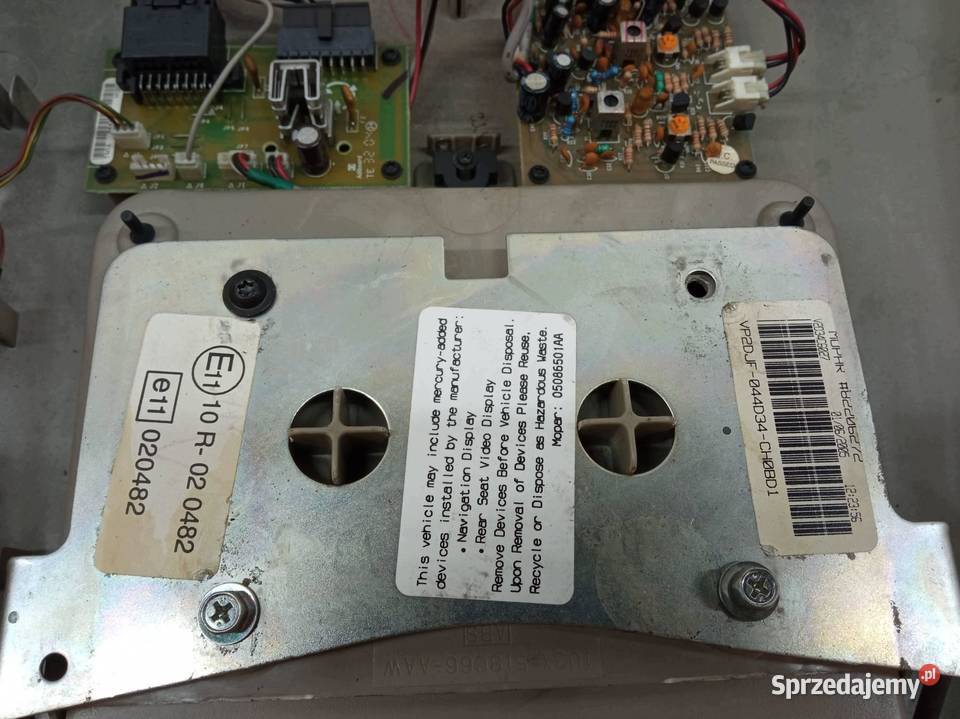WYŚWIETLACZ MONITOR DVD 82206272 Chrysler