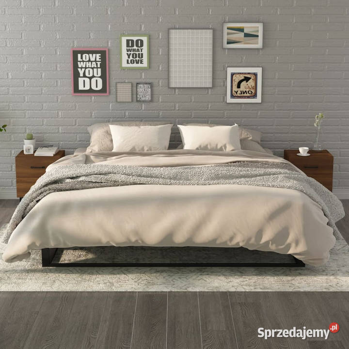 Szafki nocne 2 brązowy dąb 40x35x475 WM817296 Nocne Warszawa