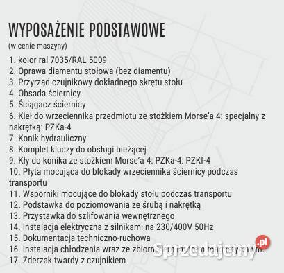 Szlifierka do wałków i otworów RUP280B x 1000 Wierzchosławice sprzedam