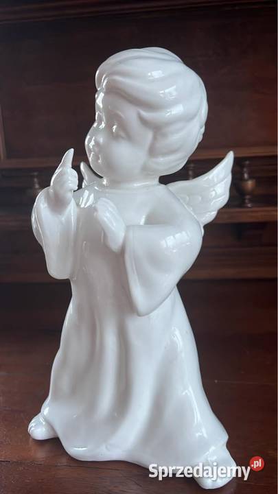Aniołek biała porcelana Porcelana i szkło Gdańsk