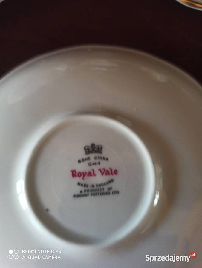 filiżanka z talerzykiem deserowym Royal Vale Gdańsk