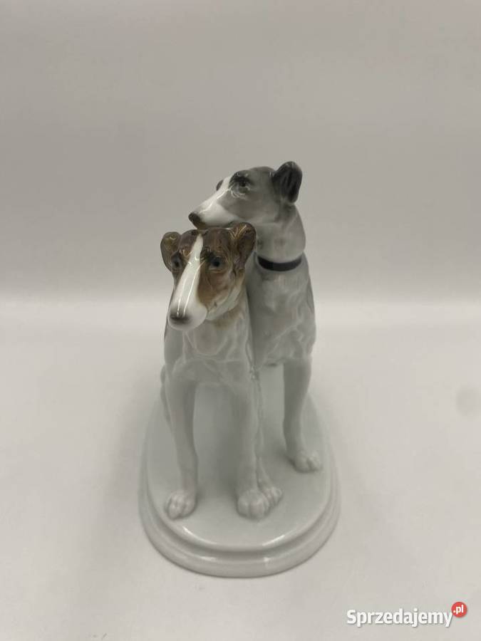 Porcelanowa figura Charty Ens 175 Antyki, Sztuka, Kolekcje Poznań