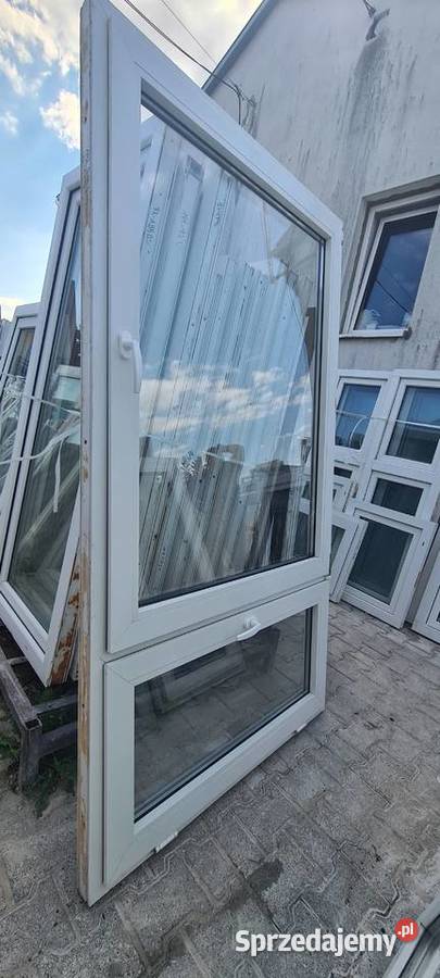 OKNA KacprzaK OKNO PCV 114X210 Używane mazowieckie Siedlce
