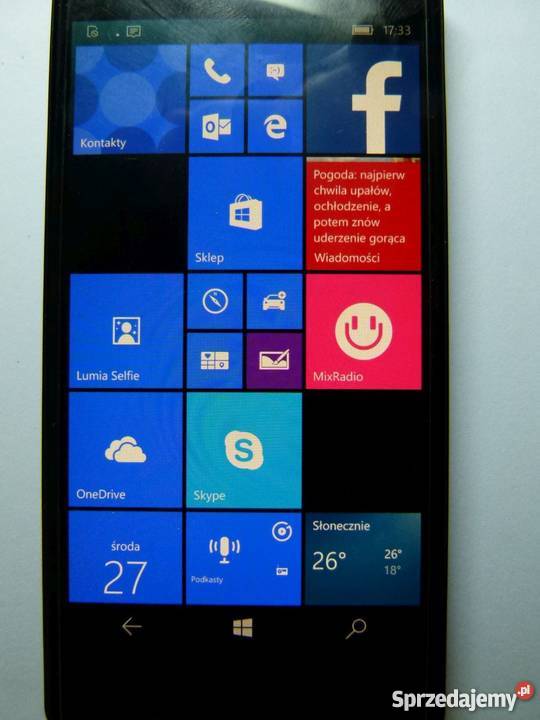 Telefon smartfon Nokia Lumia 735 sprawna płyta