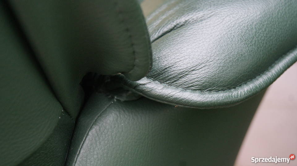 Fotel obrotowy skórzany duński DESIGN Dobroszyce sprzedam