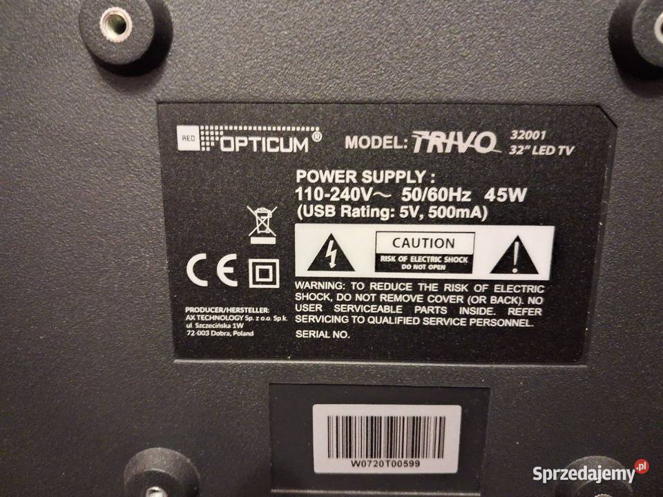 Telewizor 32 całe DVBT2 stan używany LED Wyszogród sprzedam