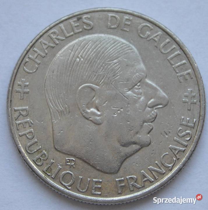 Francja 1 frank 1988 De Gaulle Łódź sprzedam