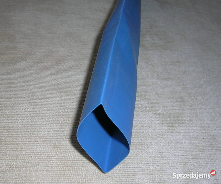 koszulka termokurczliwa 130mm 1m niebieska rurka Wyszków