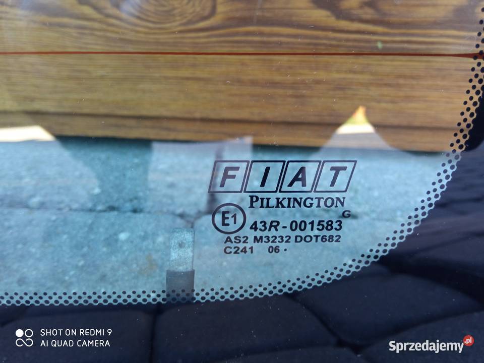 Orginalna tylna szyba Fiat panda 2 Samochody osobowe Kowalki