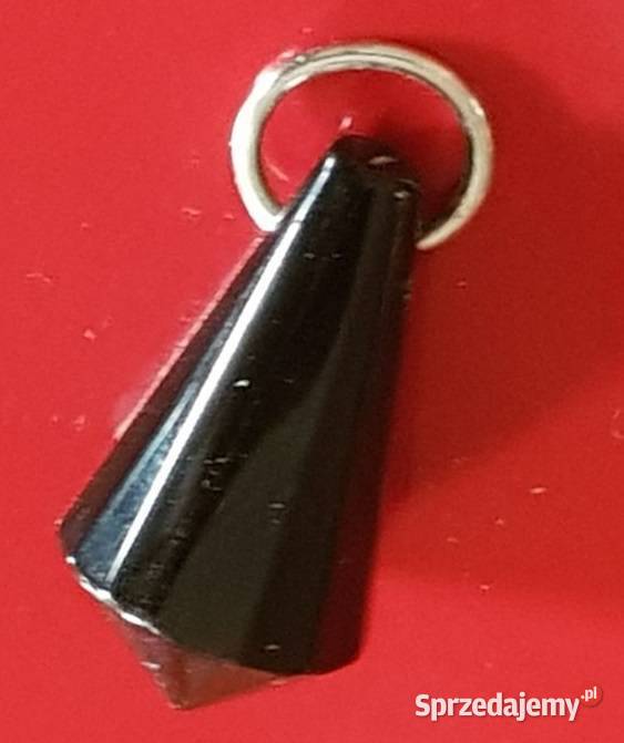 czarny wisiorek stożkowy zawieszka przywieszka Kielce