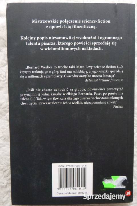 Gwiezdny motyl Bernard Werber science fiction