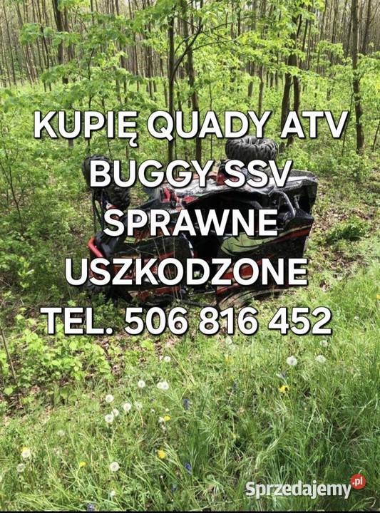 BUGGY SSV UTV QUAD SKUP POJAZDÓW Terenowych Mińsk Mazowiecki