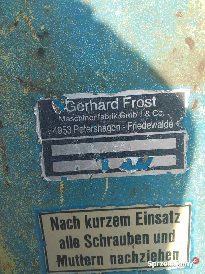 Pług obrotowy 4 skibowy ażurowy Frost