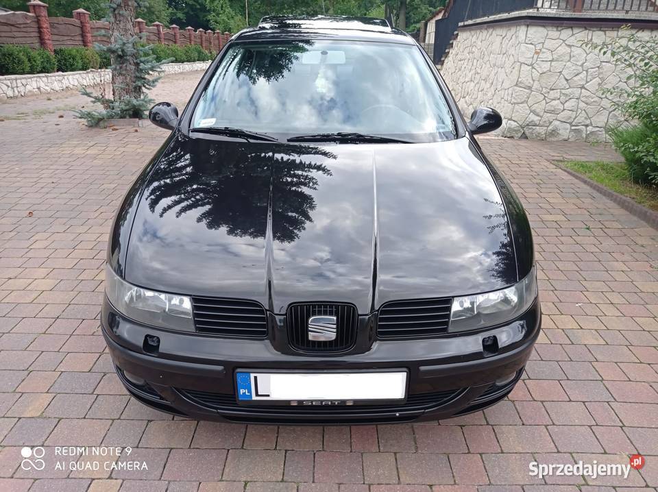 CZARNY SEAT LEON 16 16V BenyznaGaz 2003 KLIMA 1 307500km Samochody osobowe sprzedam