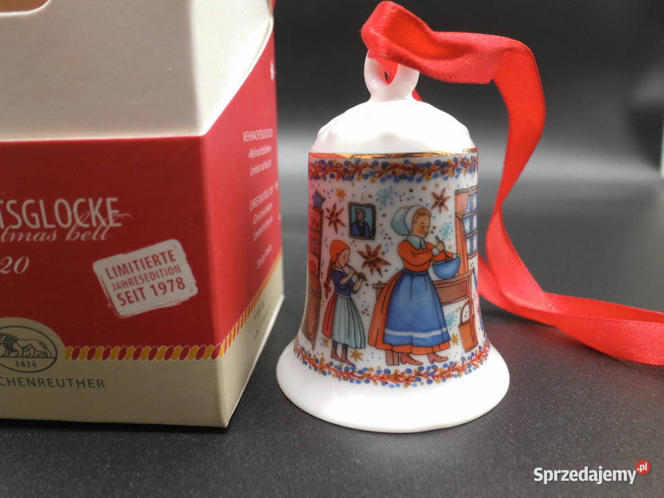 Dzwonek świąteczny porcelana HUTSCHENREUTHER