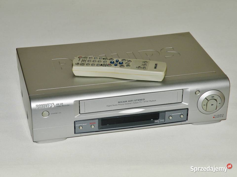 Magnetowid 6-głowicowy Philips VR530/58 do konserwacji , nie ''grzebany''