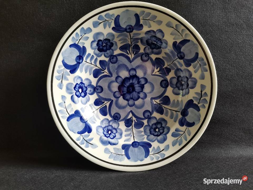 Stary głęboki wiszący talerz fajans Koło Katowice sprzedam
