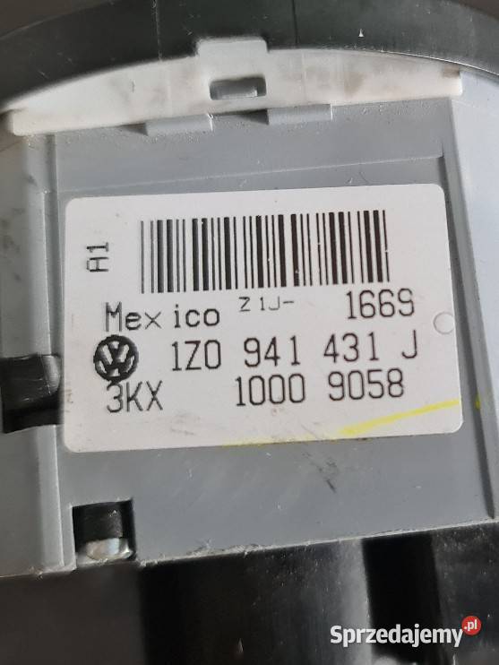 Skoda Octavia II Włącznik świateł 1Z0941431J śląskie Pawłowice