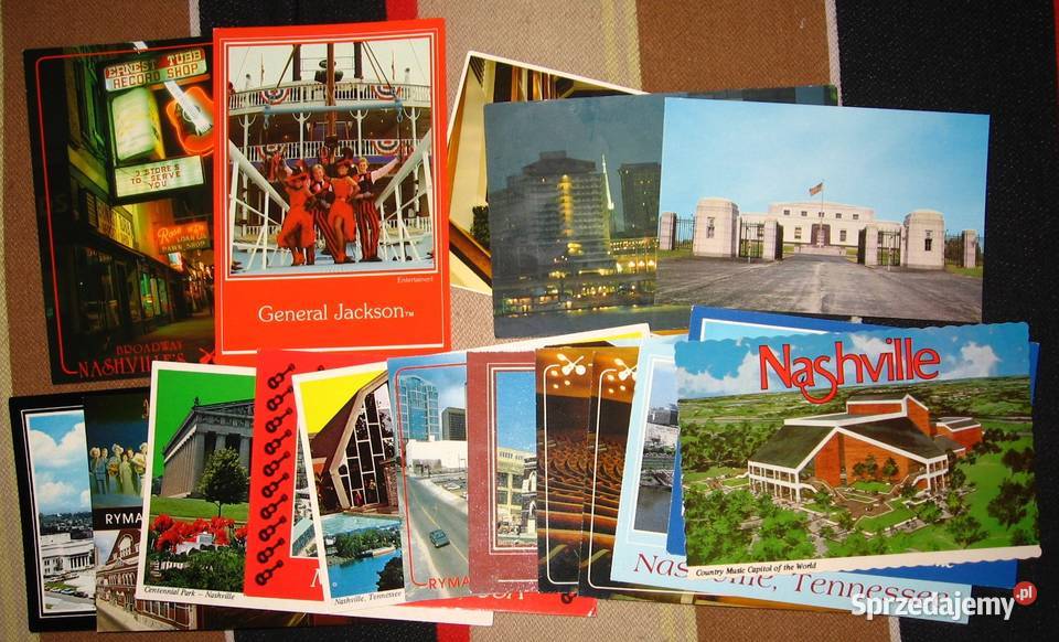 Pocztówki z USA Nashville Fort Knox Louisville pomorskie Kępice