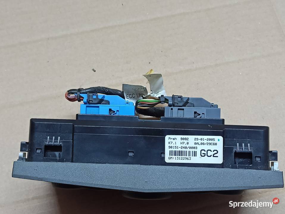 PANEL NAWIEWU KLIMATYZACJI OPEL ASTRA H 13122963 Panele sterowania, przełączniki dolnośląskie Bolesławiec sprzedam