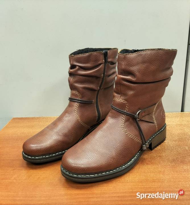 Buty botki Ocieplane Rieker 40 Rieker Wałbrzych