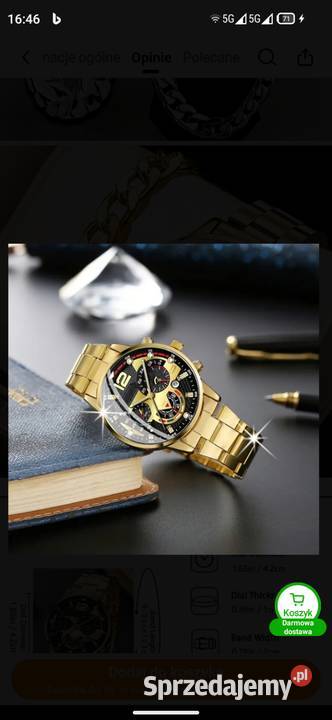 Zegarek z mechanizmem kwarcowym Warszawa