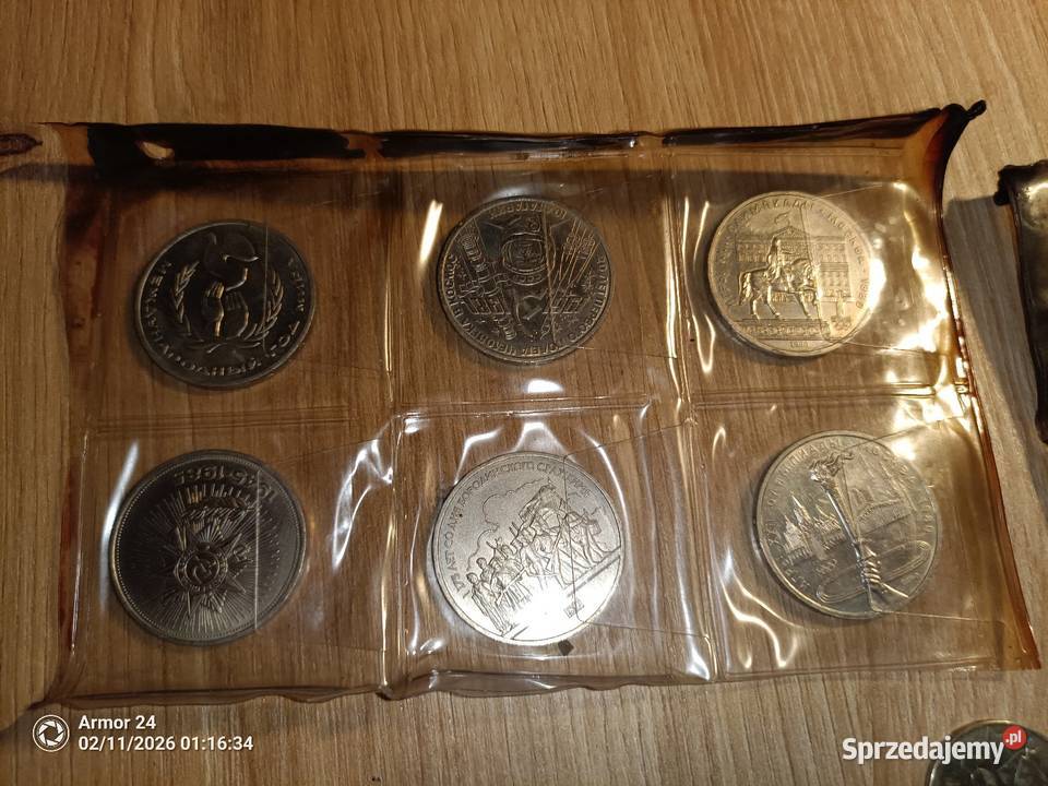 Monety CCCP kolekcja 35 sztuk tanio Numizmatyka mazowieckie Krze Duże sprzedam