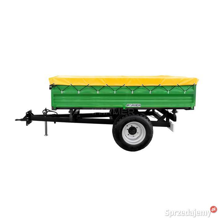 Przyczepa rolnicza jednoosiowa 2T z kiprem Tajęcina sprzedam