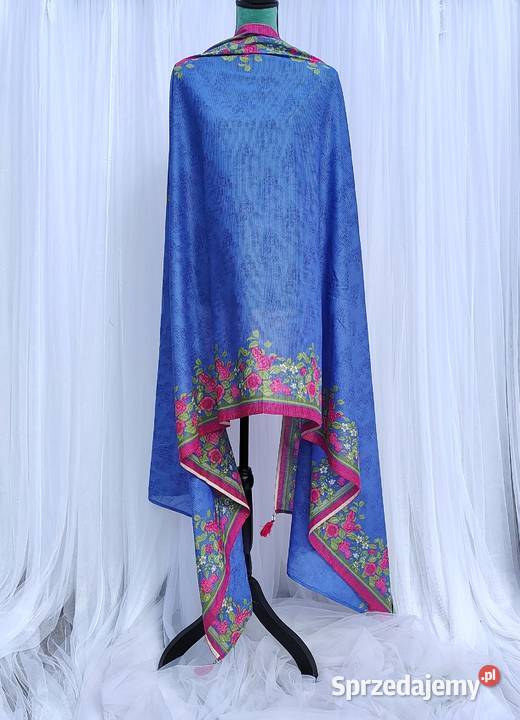 Duża chusta orientalna dupatta pareo turban Dla kobiet Szczecin