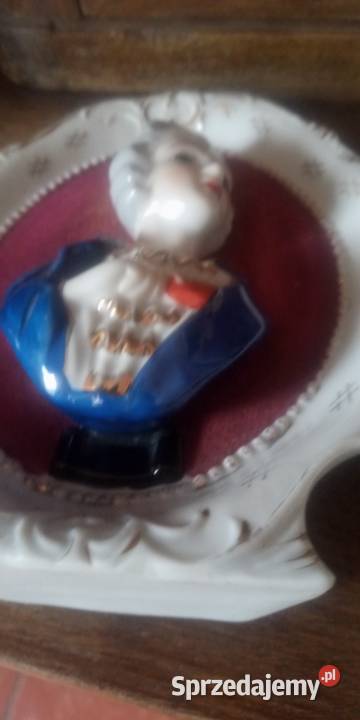 Porcelana Francja stare medaliony popiersia