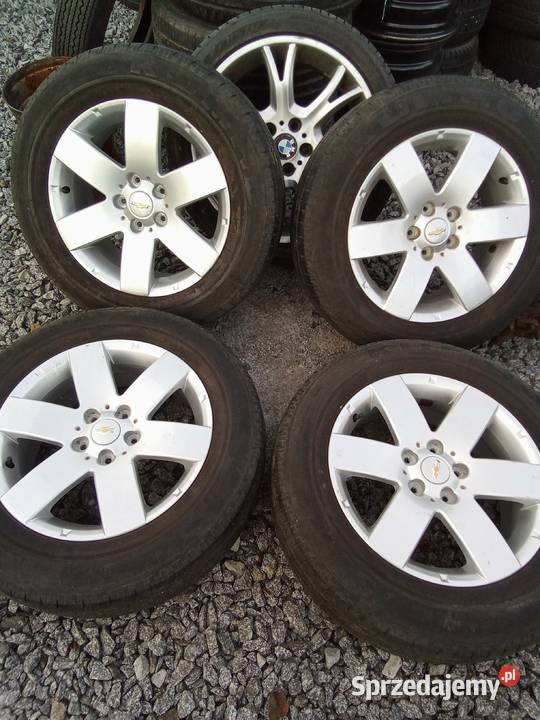 Felgi aluminiowe Chevrolet 7Jx17 5x115 et46 dolnośląskie Sieniawka