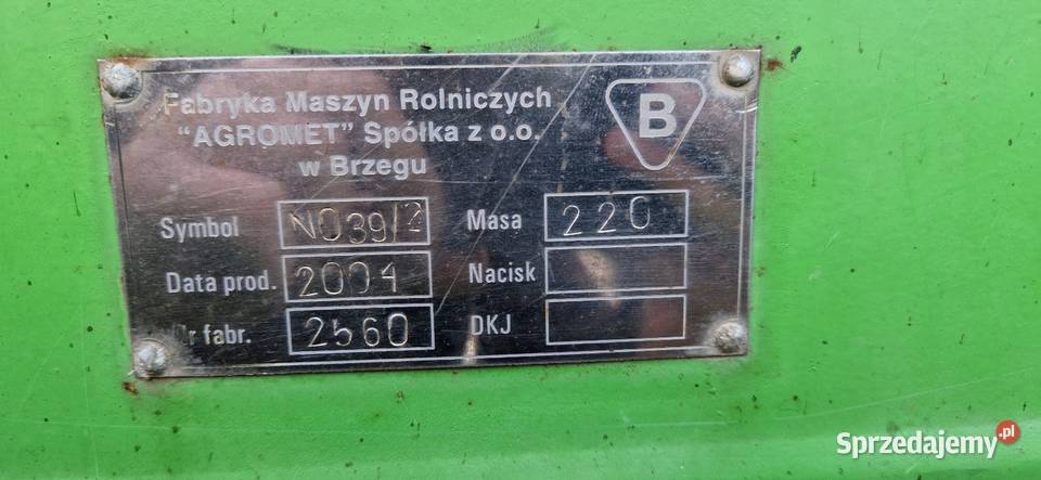 Rozsiewacz Unia 800 1028m Czerwony Kościół