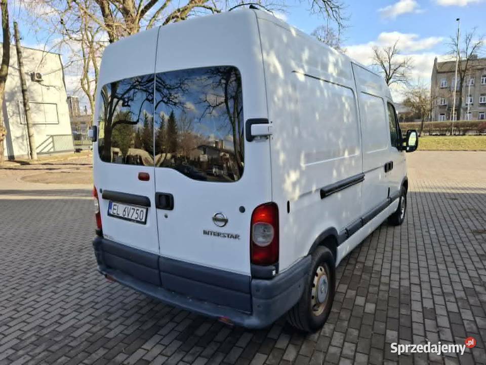 Nissan Interstar 25 DCI 2006 manualna Interstar Łódź sprzedam