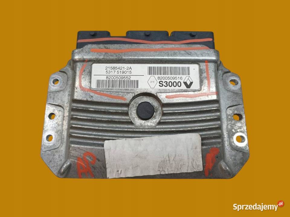 STEROWNIK SILNIKA 8200509552 16 B 111 Renault Sterowniki