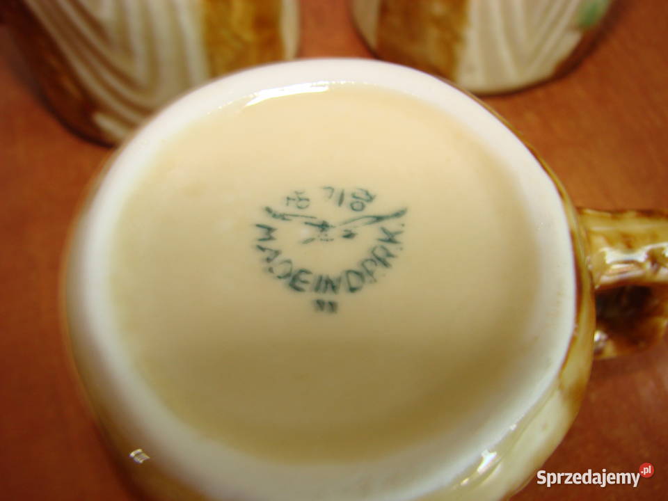 koreańskie porcelanowe kubeczki PRL Pruszcz Gdański sprzedam
