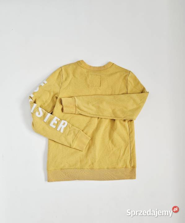 Żółta ocieplana bluza Hollister s 36 Rozmiar 36(S)
