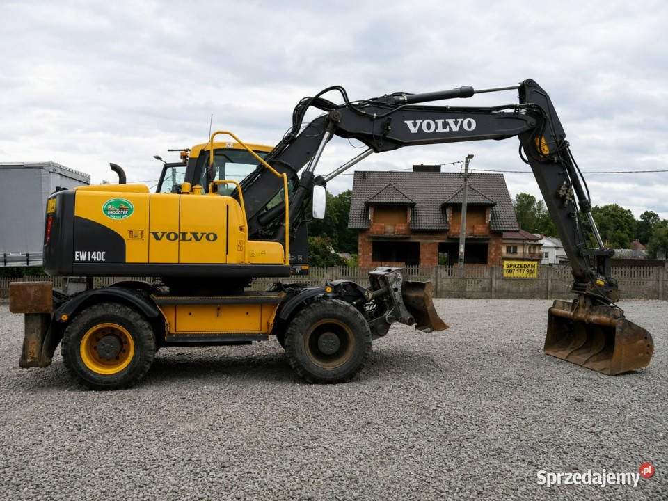 kołowa Volvo EW140C Pług Podpory 2011 Produkcji świętokrzyskie