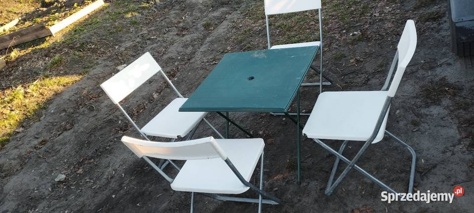 Krzesła stolik Lidzbark sprzedam
