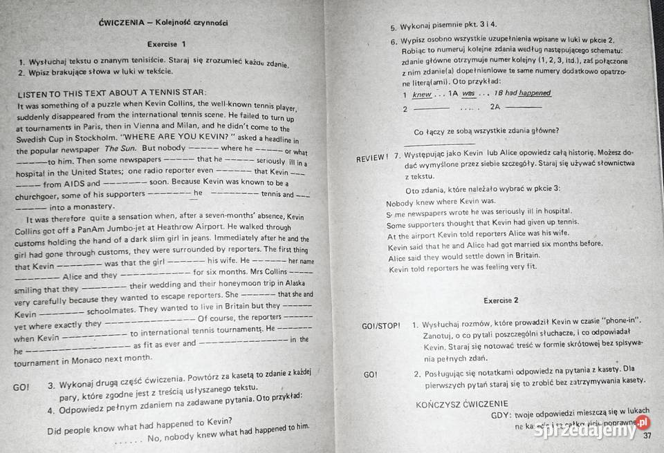 The next steps in English Kurs 34 Henryk miękka Chełm sprzedam