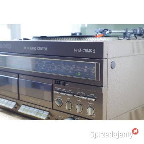 Nikko NHS75 MK II Audio Center z gramofonem i sprzedam