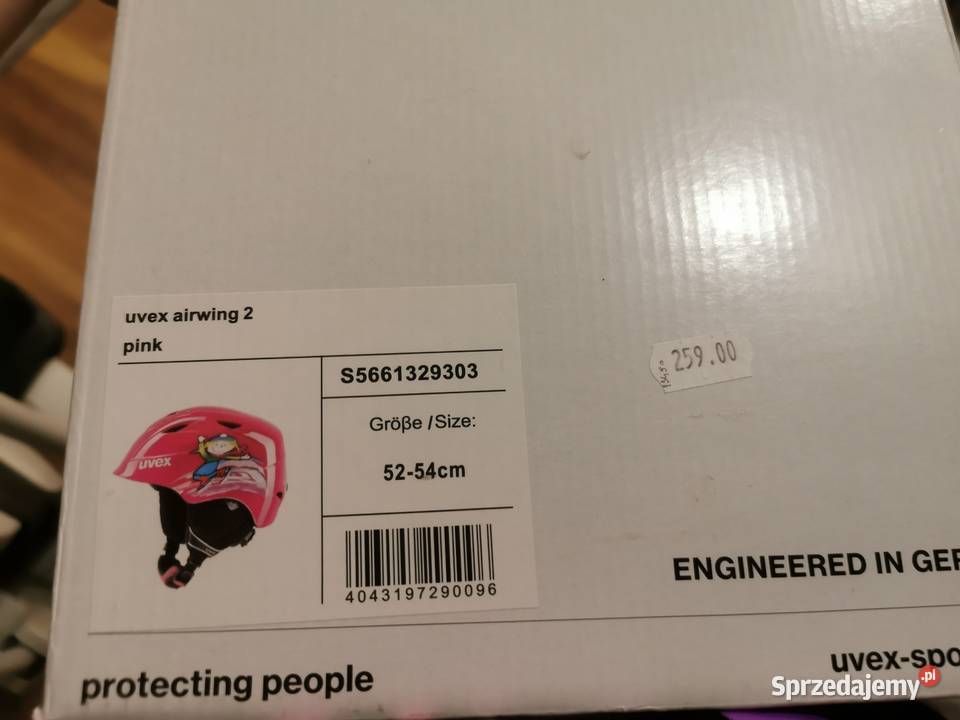 uvex kask dzieci airwing 2 narty II różowy 5254 Łódź sprzedam