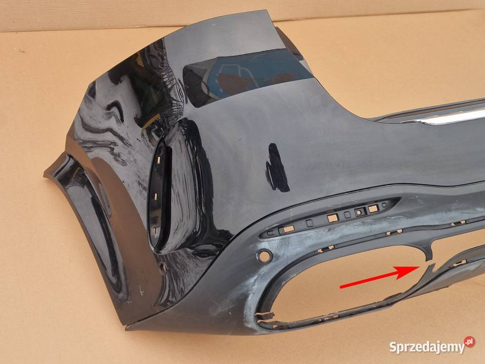 MERCEDES GLE W167 AMG ZDERZAK TYŁ TYLNY DOKŁADKA Bieleń