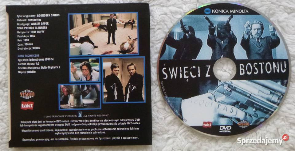 Film DVD Święci z Bostonu Warszawa