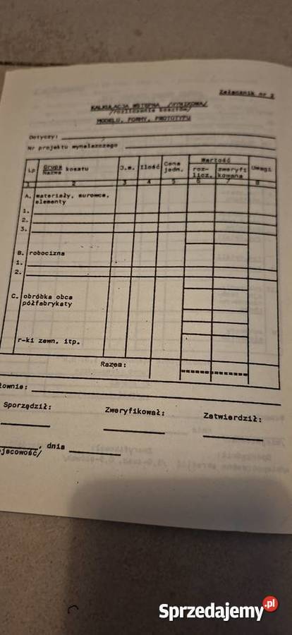 Unikat PRL Zasady ustalania wynagrodzenia 1984 Konin